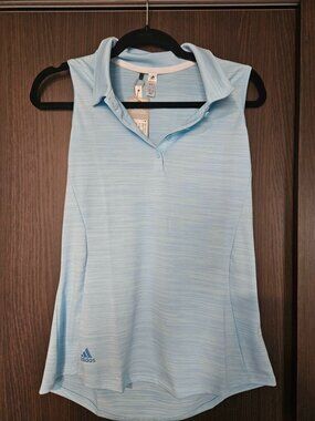 Ladies Adidas Sleeveless Polo (nwt)